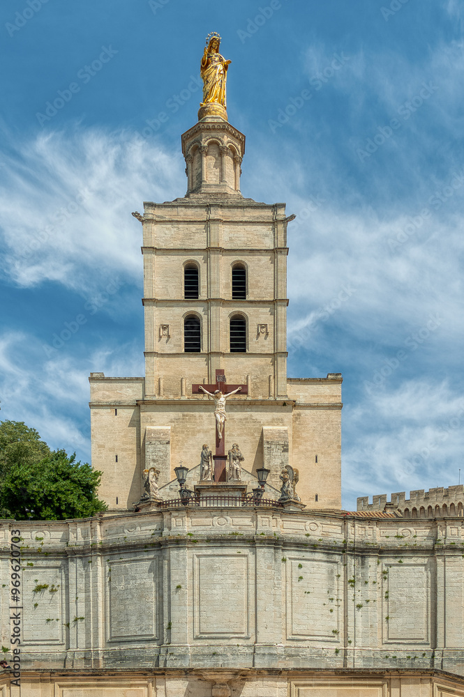 Notre Dame des Doms Cathedral in Avignon, France Notre Dame des Doms Cathedral in Avignon, France