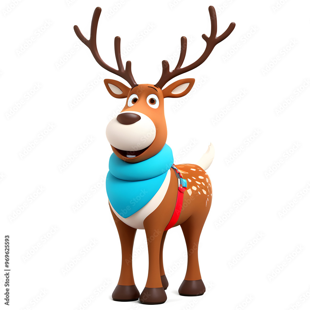 Reindeer on a Clean Transparent Background Reindeer on a Clean Transparent Background