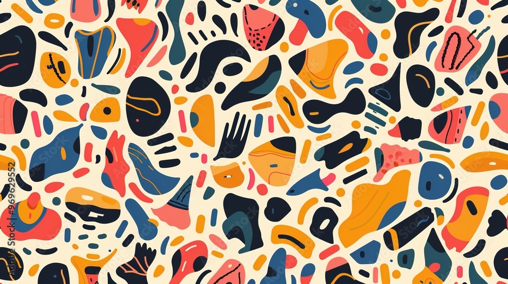 funky shape pattern wallpaper funky shape pattern wallpaper