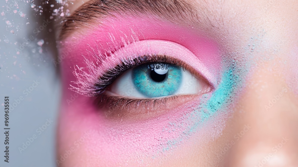 How does the combination of bold and pastel colors in the makeup powders inspire creative approaches to makeup application, How does the combination of bold and pastel colors in the makeup powders inspire creative approaches to makeup application,