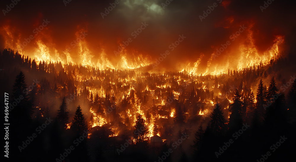 “Forest Fire with Dark Sky”
“Forest Fire with Dark Sky”