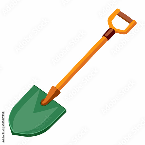 shovel isolated on white