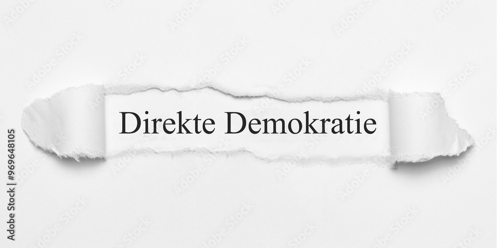 Obraz premium Direkte Demokratie