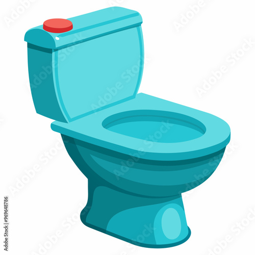 toilet bowl isolated on white