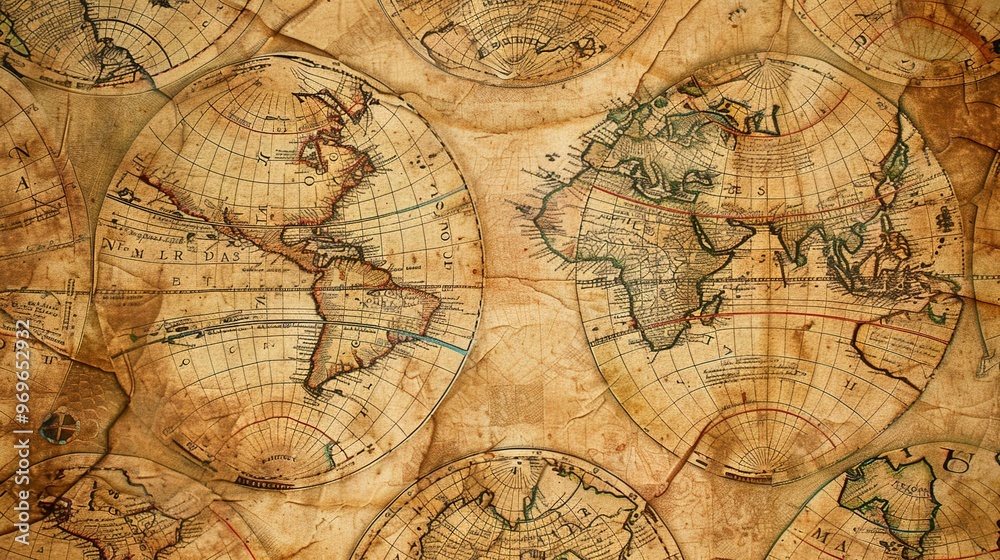 Antique map wallpaper Antique map wallpaper