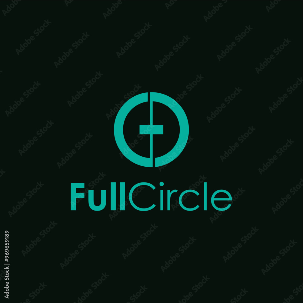 Full circle fc letters logo design vector best royalty free image editable Full circle fc letters logo design vector best royalty free image editable