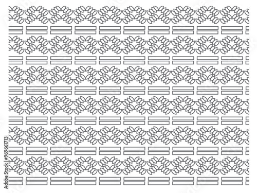 Print Textile lace pattern, floral design