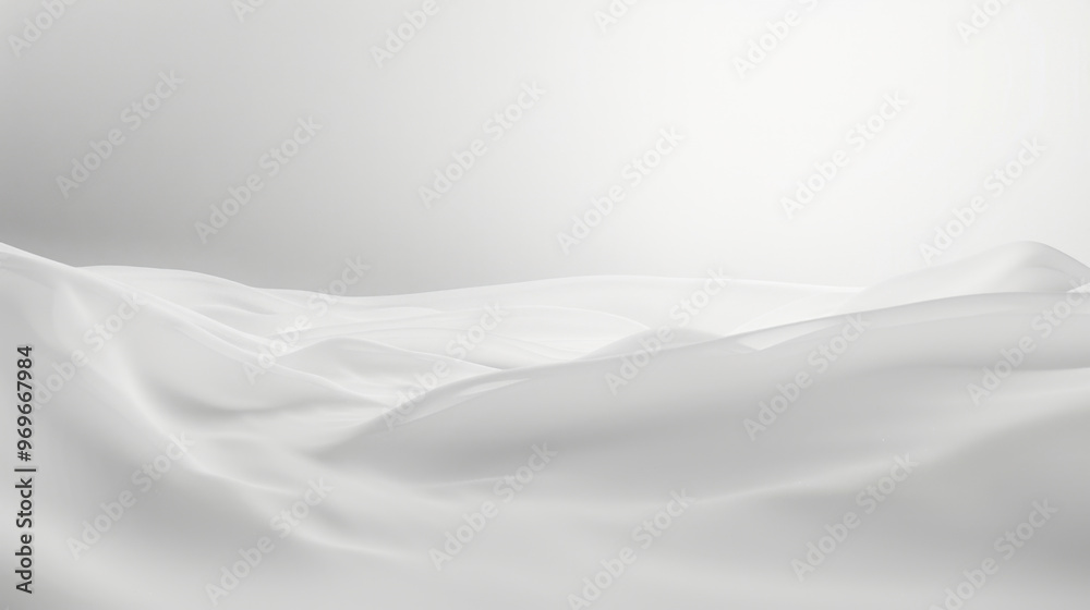 Fototapeta premium Elegant Creamy Silk Fabric Texture Background