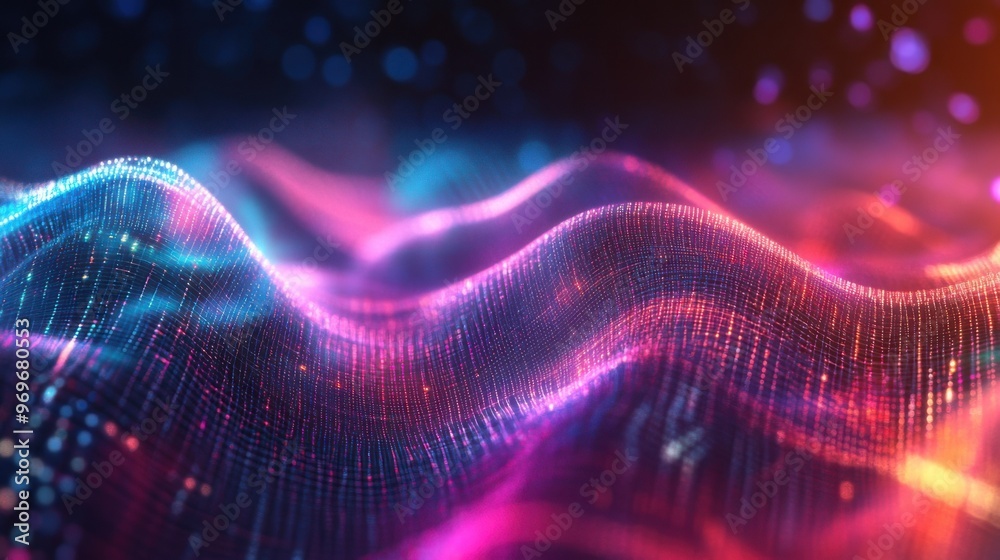 Abstract augmented reality and virtual reality concept Abstract augmented reality and virtual reality concept