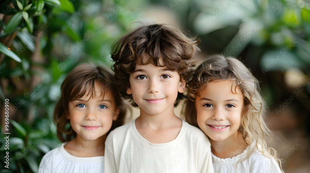 Three Sibling The Back Each Other. Three Sibling The Back Each Other.