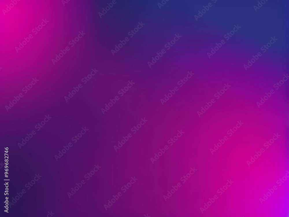 Fototapeta premium A stunning fusion of pink, purple, and blue flows seamlessly across this gradient. The blurred effect and smooth transitions between the colors evoke a sense of calm elegance