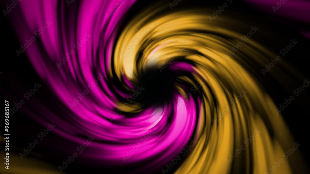 spinning pink orange hyper tunnel in motion