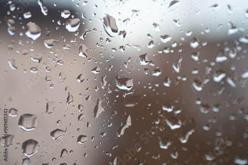 raindrops on the window photo