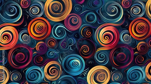 spiral pattern wallpaper