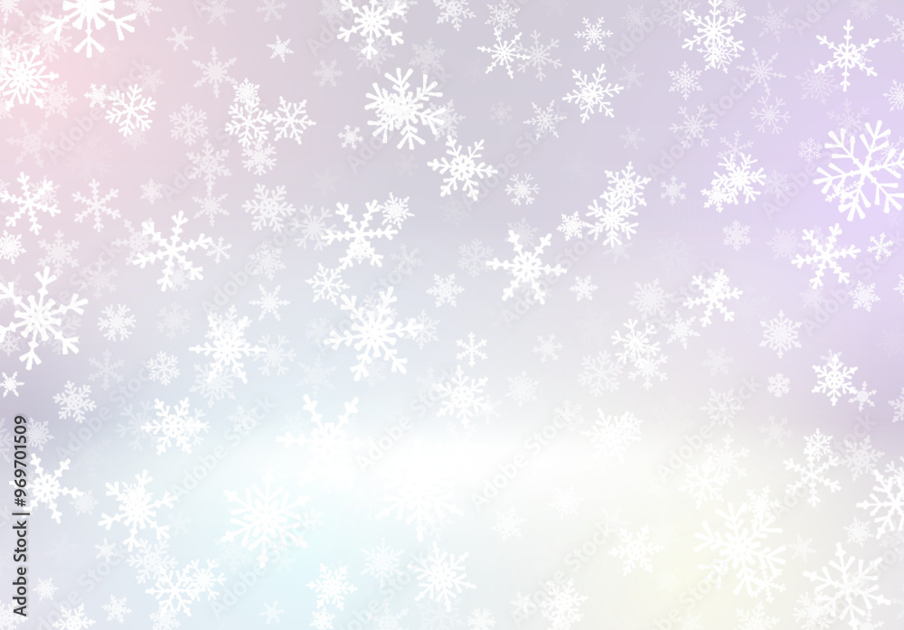 Christmas background with snow falling on the blurred background. Snowflakes, soaring on the soft background Christmas background with snow falling on the blurred background. Snowflakes, soaring on the soft background