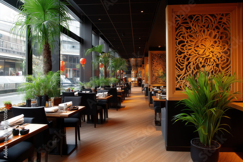 Asian Restaurant Interior