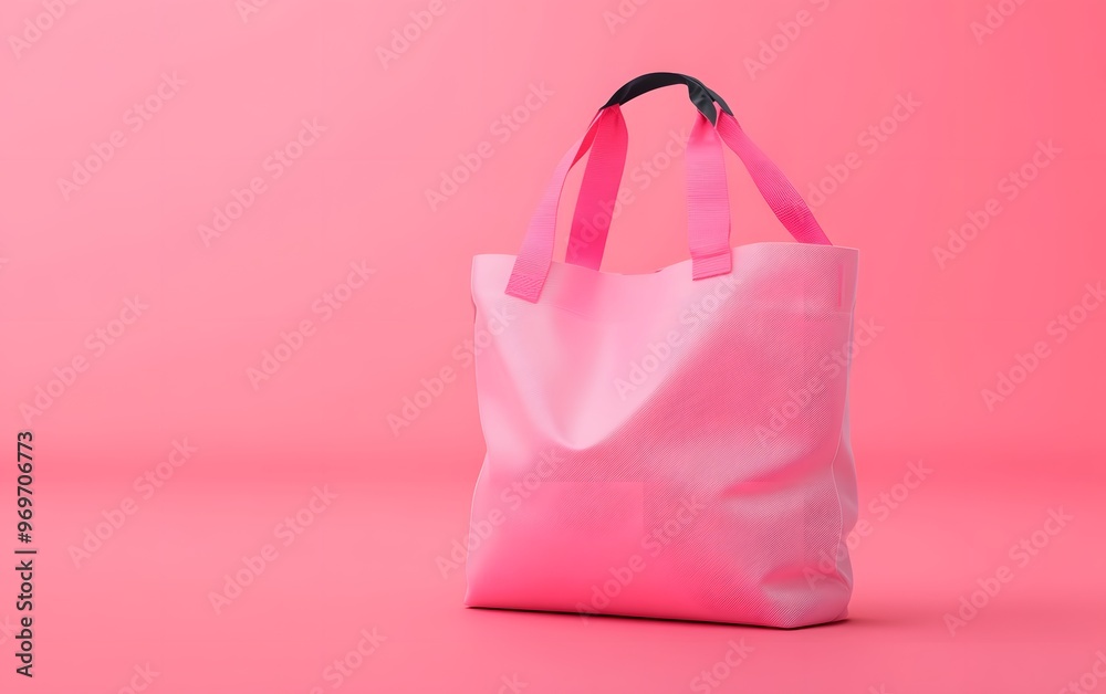 Stylish pink tote bag with contrasting straps, perfect for shopping, daily essentials, or a vibrant accessory. Stylish pink tote bag with contrasting straps, perfect for shopping, daily essentials, or a vibrant accessory.