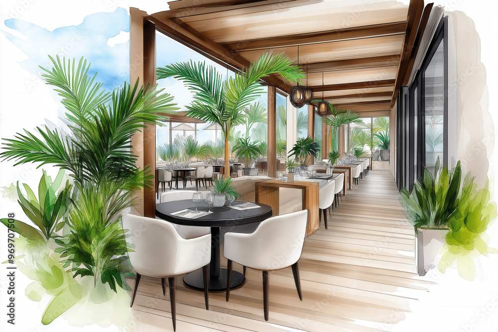 Obraz premium Interior Perspective