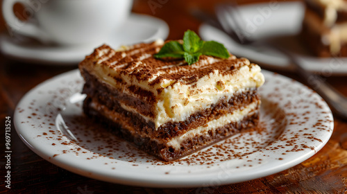 Wallpaper Mural Tiramisu Dessert  Torontodigital.ca