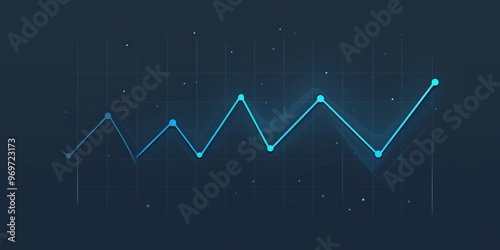 Simple Line Graph with Upwar