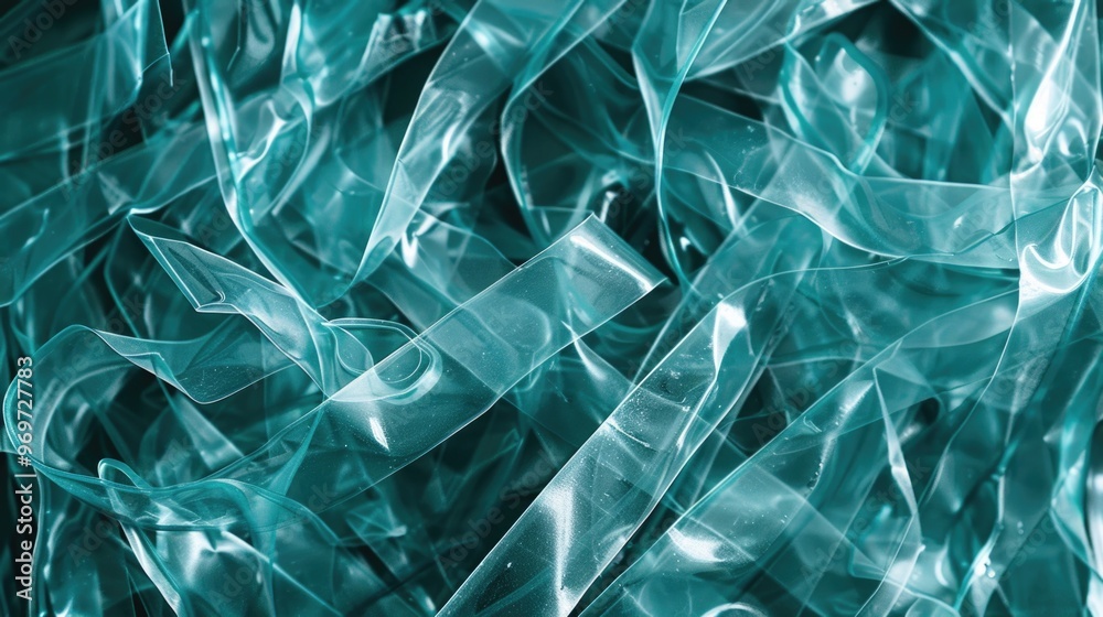 Obraz premium Vivid Plastic Waste Pile