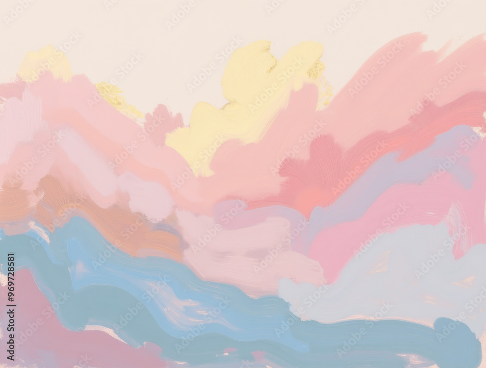 bunte Pinselstriche auf Pastell Hintergrund bunte Pinselstriche auf Pastell Hintergrund