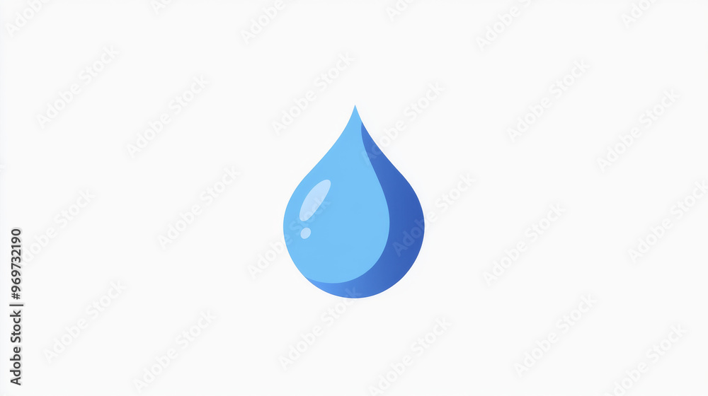 A simple drop icon, without any background. This image is perfect for digital use. A simple drop icon, without any background. This image is perfect for digital use.