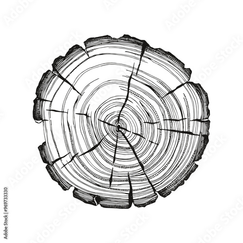 Natural edge vector wood slab