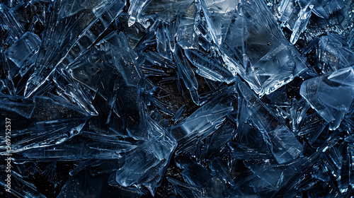 Abstract Dark Ice Patterns