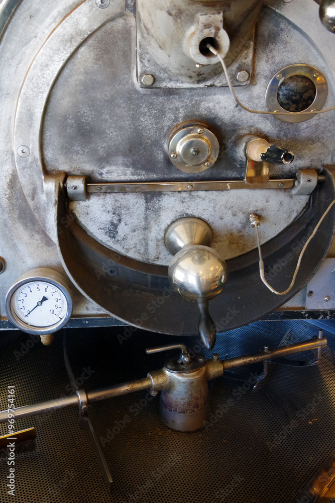 Old still working coffee roasting machine Old still working coffee roasting machine