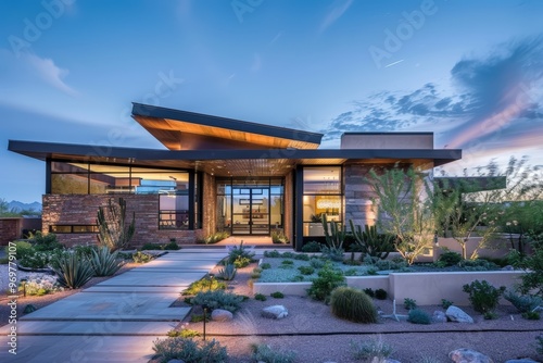 Modern Home with Energy Efficient Air Conditioning Units for Optimal Cooling and Minimal Energy Use