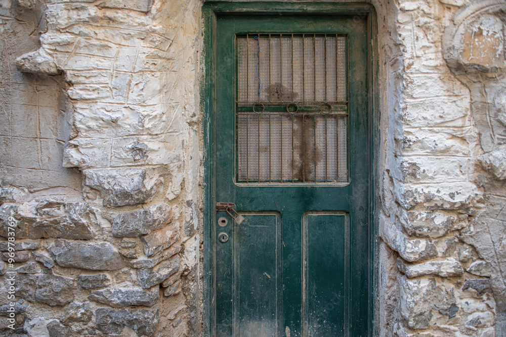 The old village of Mesta is one of the main Mastihochoria villages on the Greek island of Chios. Stone houses, streets and villages of Chios .