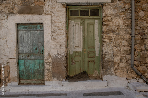 The old village of Mesta is one of the main Mastihochoria villages on the Greek island of Chios. Stone houses, streets and villages of Chios .