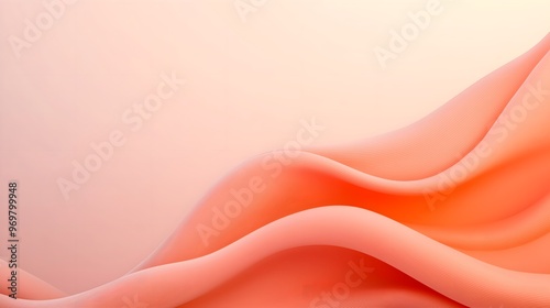 Pink Abstract Image With Smooth, Flowing Curves & Lines Forming A Complex Wavy Pattern, Artistic Interpretation Of Waves Or Fluid Dynamics, Modern & Minimalistic Aesthetic