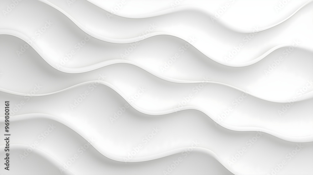 White Abstract Image With Smooth, Flowing Curves & Lines Forming A Complex Wavy Pattern, Artistic Interpretation Of Waves Or Fluid Dynamics, Modern & Minimalistic Aesthetic White Abstract Image With Smooth, Flowing Curves & Lines Forming A Complex Wavy Pattern, Artistic Interpretation Of Waves Or Fluid Dynamics, Modern & Minimalistic Aesthetic