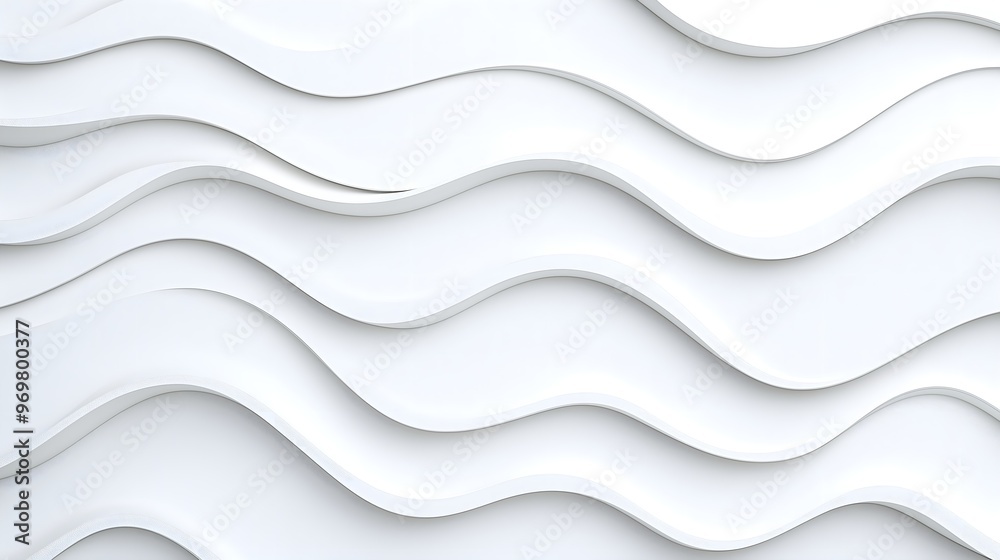 White Abstract Image With Smooth, Flowing Curves & Lines Forming A Complex Wavy Pattern, Artistic Interpretation Of Waves Or Fluid Dynamics, Modern & Minimalistic Aesthetic White Abstract Image With Smooth, Flowing Curves & Lines Forming A Complex Wavy Pattern, Artistic Interpretation Of Waves Or Fluid Dynamics, Modern & Minimalistic Aesthetic