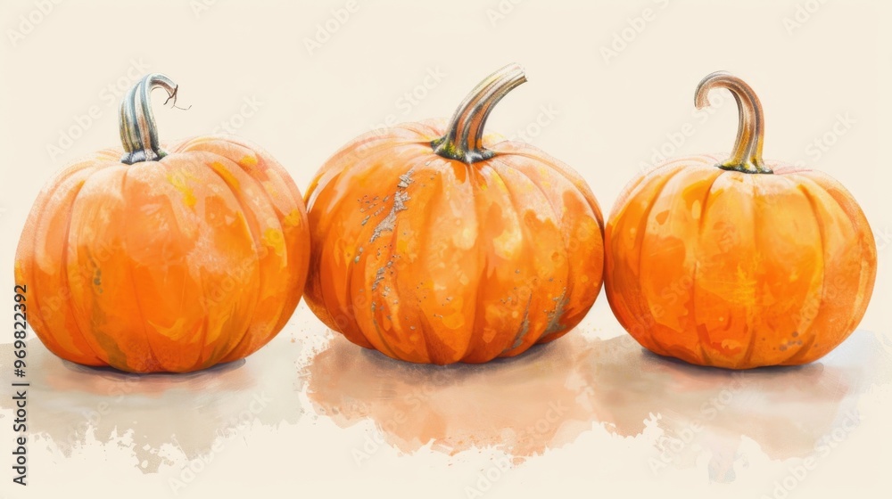 Obraz premium Seasonal Pumpkin Display