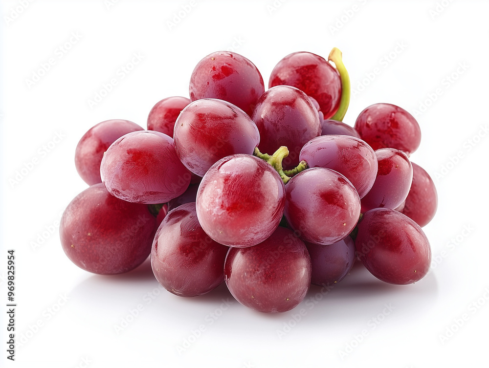 red grape isolated on white background red grape isolated on white background