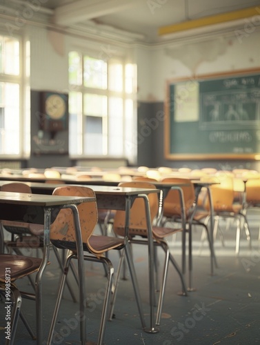 Empty Classroom Awaits