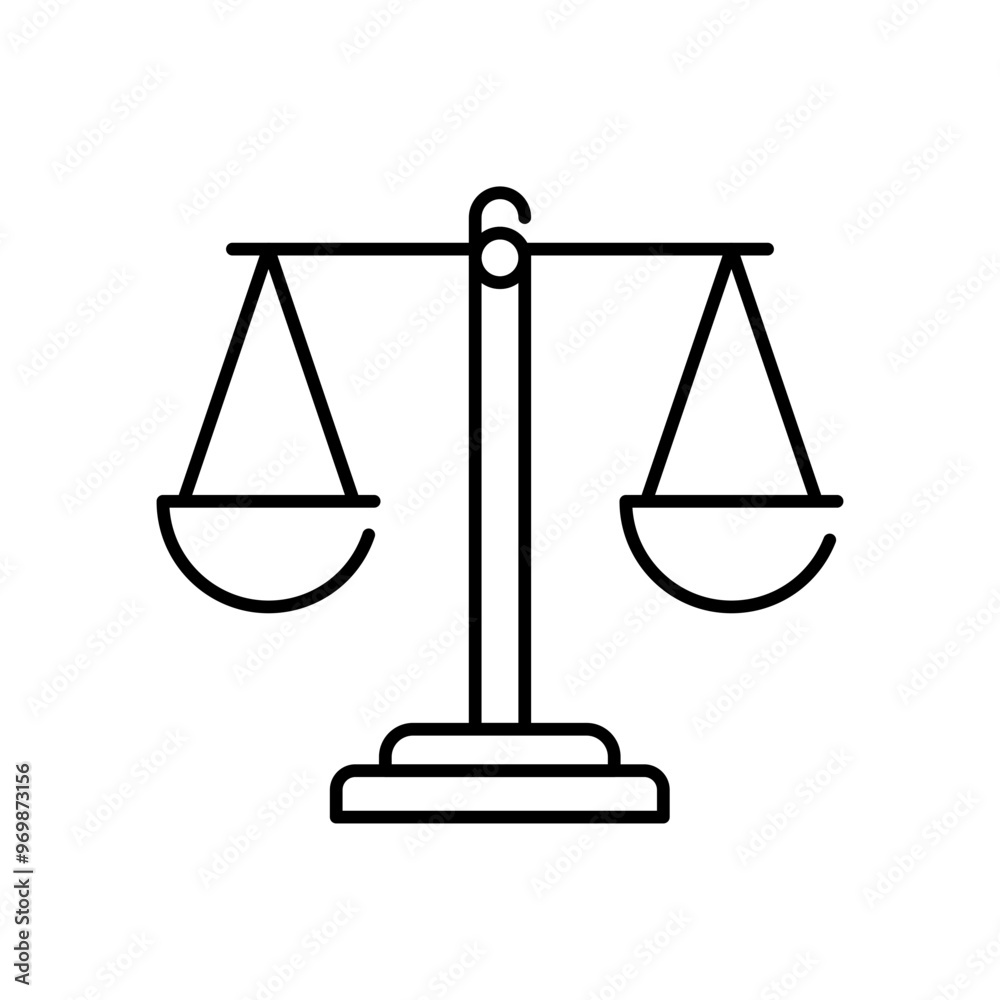 Justice scales icon. Scale icon. Justice scales icon. Scale icon.