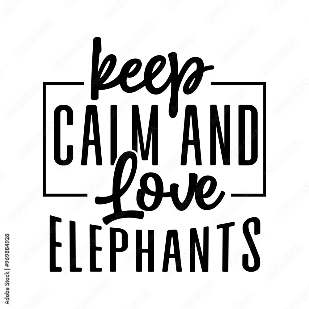 Obraz premium Elephant svg