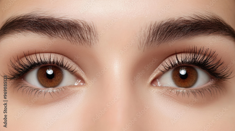 Naklejka premium Depict different types of mascara, such as volumizing, lengthening, or waterproof formulas. Show how each variant caters to different lash needs and preferences