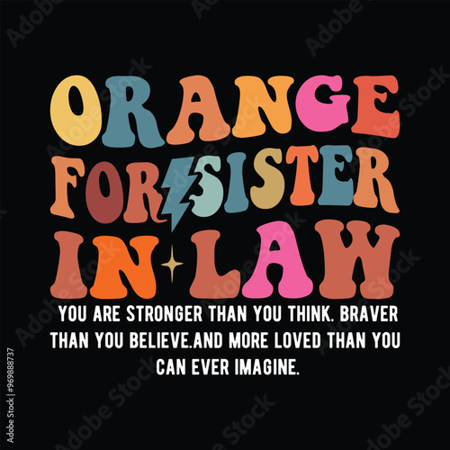 Orange For Sister In Law