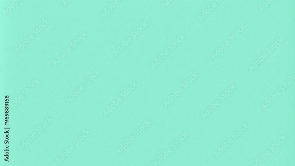 Fototapeta premium Pale mint green color background, flat and even