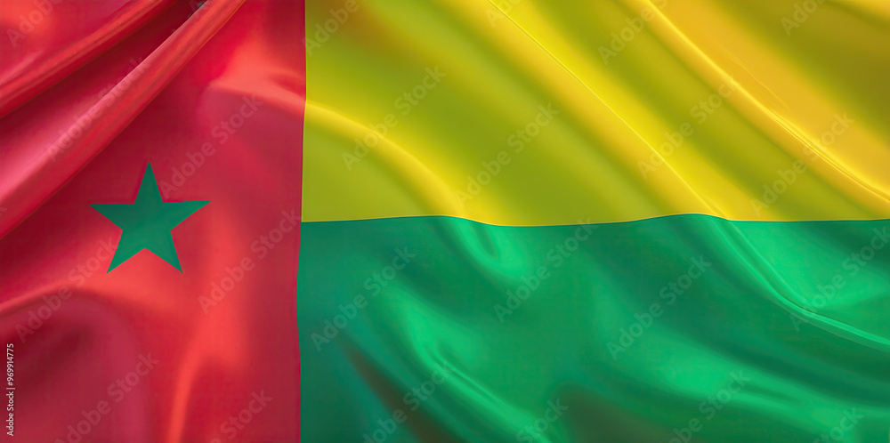 guinea bissau flag for national Day or Independence Day of guinea bissau guinea bissau flag for national Day or Independence Day of guinea bissau