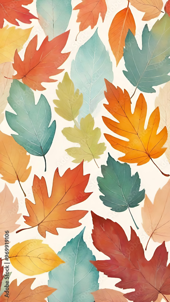 Fototapeta premium autumn leaves background