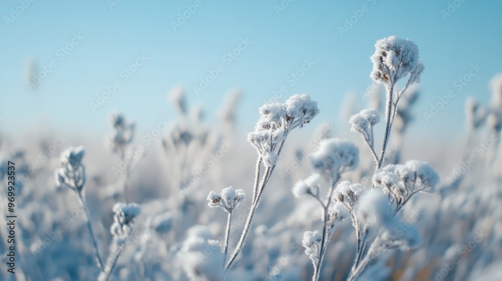 Winter's Embrace Frosty Branches Against a Blue Sky, Close-up, Natural Patterns, Cold, Winter Wonderland, Frost, Snow Winter's Embrace Frosty Branches Against a Blue Sky, Close-up, Natural Patterns, Cold, Winter Wonderland, Frost, Snow