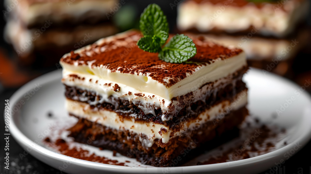 Tiramisu Dessert Mountain Retreat Water Reflect Tiramisu Dessert Mountain Retreat Water Reflect