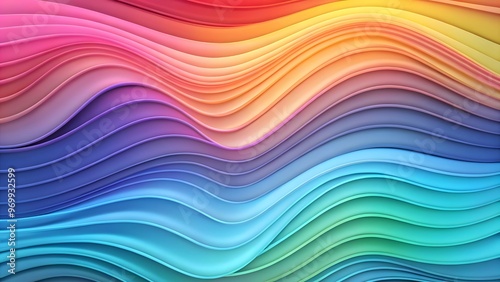 Vibrant abstract rainbow wave background for design projects and artistic. colorful abstract background with wavy lines. Colorful wave patterns. a vibrant and dynamic visual, perfect 