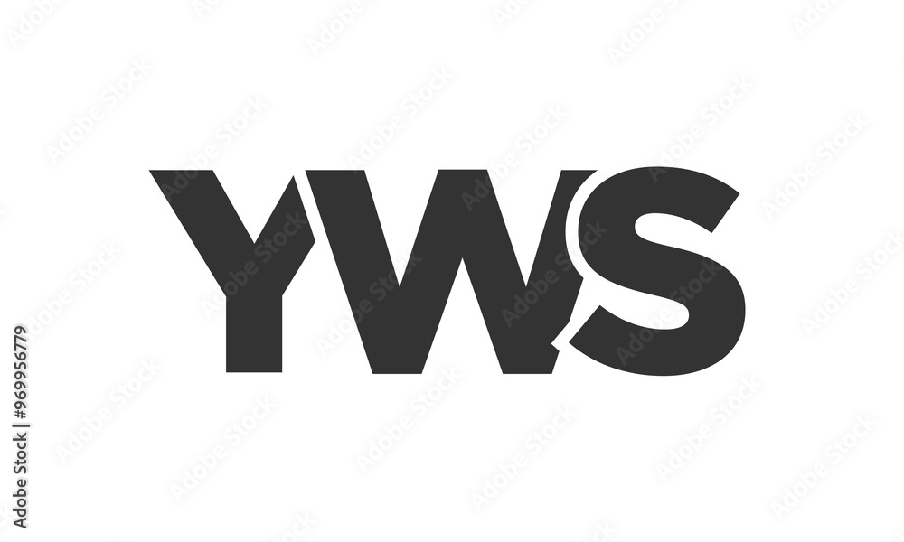 YWS logo design template with strong and modern bold text. Initial based vector logotype featuring simple and minimal typography. Trendy company identity. YWS logo design template with strong and modern bold text. Initial based vector logotype featuring simple and minimal typography. Trendy company identity.